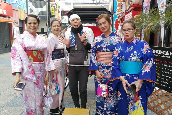 Exiting Rickshaw ride and Kimono experience - The dressing process and the photo-ready finish