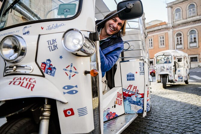 Expert Plus Lisbon Tour with Local Guide in Private Eco Tuk Tuk - Chiado, Bairro Alto, and the rebuilt Baixa