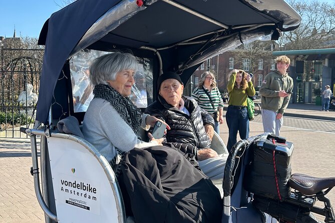 Explore Amsterdam in 75 Minutes – Pedicab Rickshaw City tour - Museumplein with four major cultural landmarks nearby