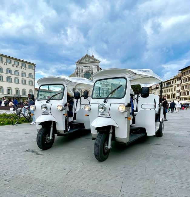 Florence: Eco Golf Car & e Tuk Tuk City Tour - A quick ride through Florence’s big story