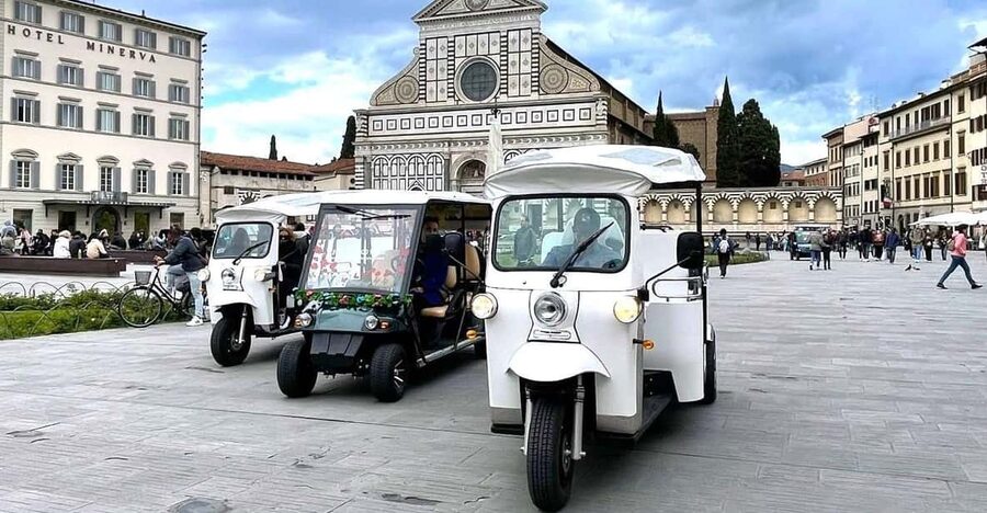Florence: Electric Tuk-Tuk or Golf Cart City Tour - Starting at Santa Maria Novella