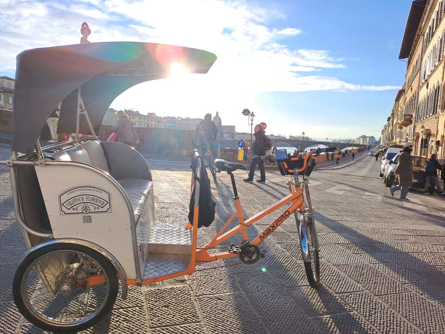 Florence: Private Transport by Rickshaw - What Stefano and Ivan add to the ride
