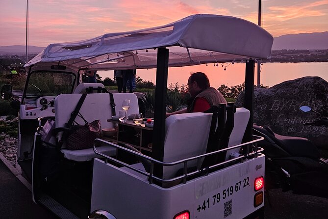 Fondue and wine private Tuk Tuk tour in Geneva - St. Pierre Cathedral and Geneva’s Old Town
