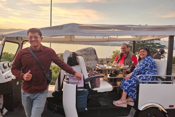 Fondue and wine private Tuk Tuk tour in Geneva - Starting near the lake and Le Flore