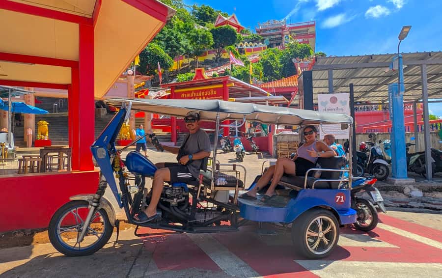 From Bangkok: Day Tour Koh Sichang Island with Tuktuk Tour - Chao Pho Khao Yai Shrine and the cable car