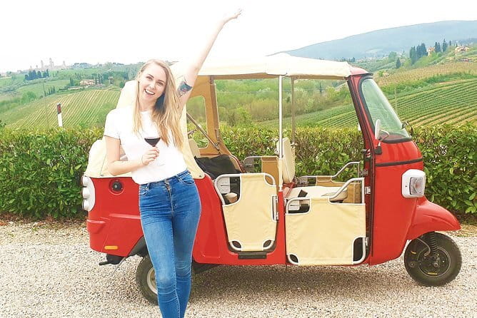 From Florence:Tuscany Tuk Tuk with Lunch, Wine & San Gimignano - Timing, weather, and what to bring