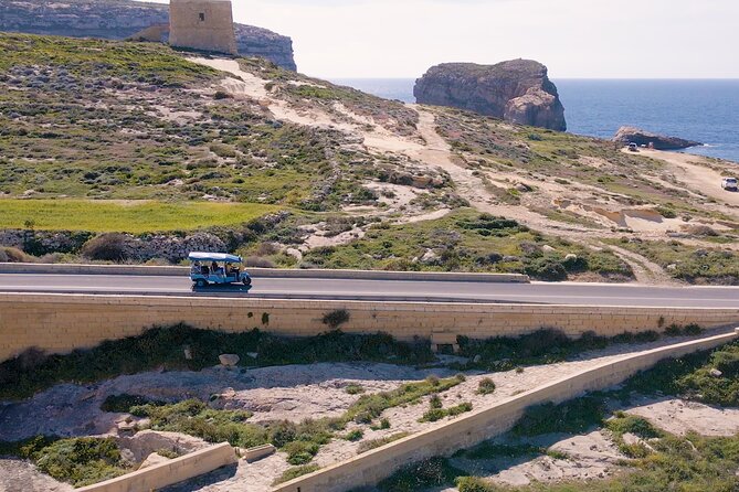 From Malta: Gozo TukTuk Tour with Comino Mini Cruise - Ta’ Pinu and the northern salt pans