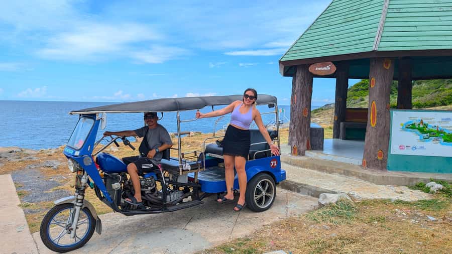 From Pattaya: Day Tour Koh Sichang Island with Tuktuk Tour - The skylab tuk-tuk sets the tone
