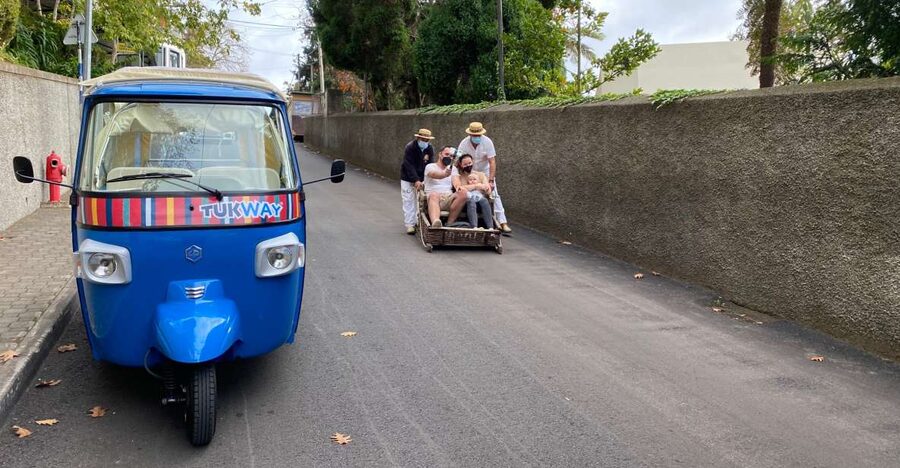 Funchal: Monte Tropical Garden & Toboggan Ride by Tuk Tuk - Monte Church and the hilltop setting