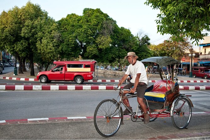 Half Day Private Chiang Mai Trishaw Ride and Mae Ping River Cruise - Starting the morning by songthaew and riverboat