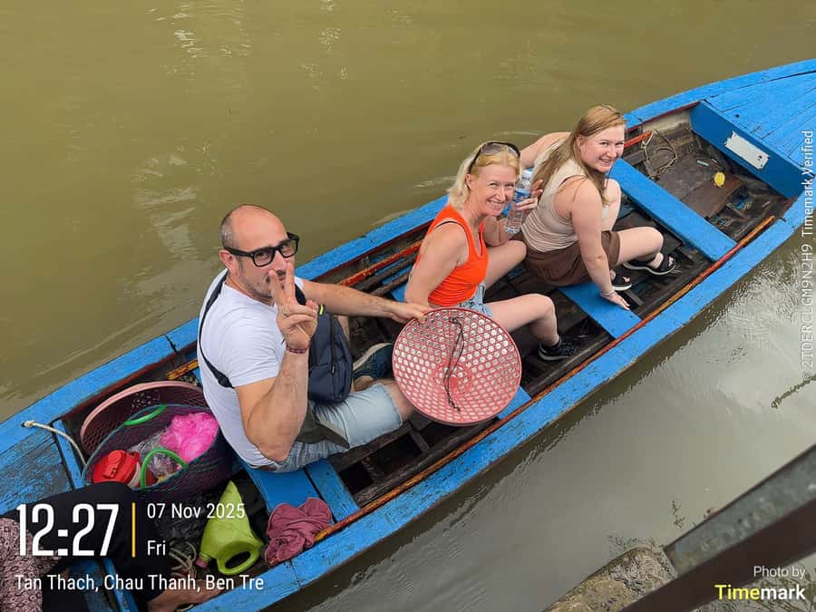 HCM: Authentic Mekong Delta - Boat, TukTuk, Khot Cake Making - Key points at a glance