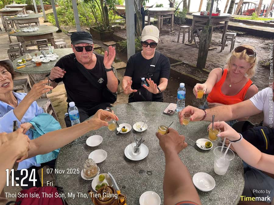 HCM: Authentic Mekong Delta - Boat, TukTuk, Khot Cake Making - The morning ride from Ho Chi Minh City