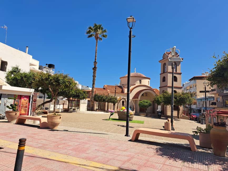 Hersonissos: Private Tuk Tuk Tour with Sea Views - Pickup around Hersonissos and the coast