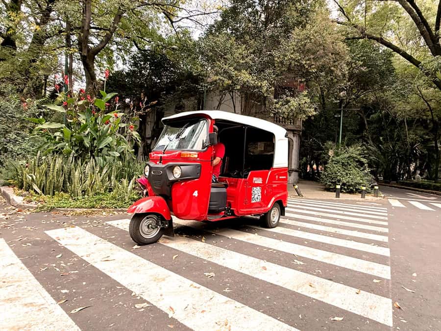 Historical Tour in Tuktuk – Roma Condesa - Audio commentary, live guidance, and languages