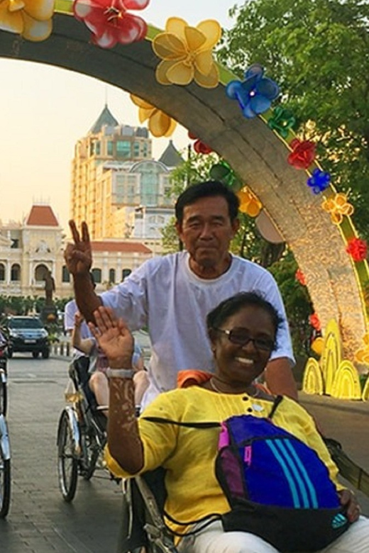 Ho Chi Minh City Cyclo Tour with English Speaking Guide - Hotel Continental and the Opera House