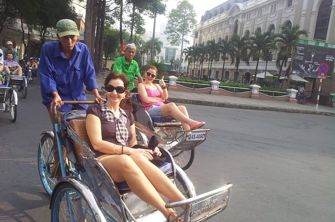 Ho Chi Minh City Shore Excursion: Private City Tour Including Cyclo Ride - Seeing old Saigon from a cyclo