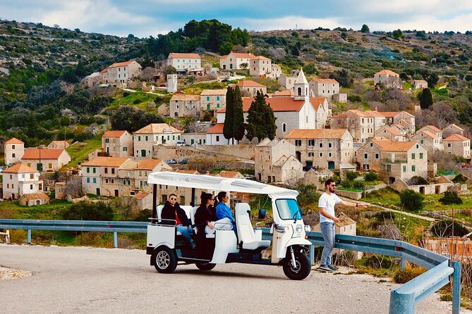 Hvar Adventure Tour: Explore with a 4-6 Seater eTuk Tuk Rickshaw! - Velo Grablje and the story of Hvar lavender
