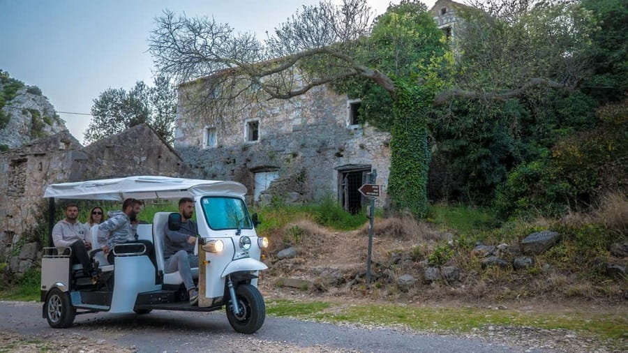 Hvar Island: eTuk Tuk Adventure Tour with a Guide - Brusje brings the tour to a working food tradition