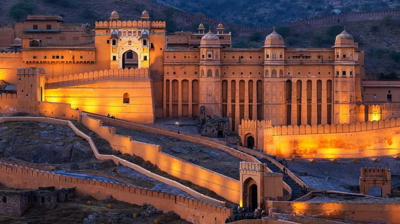 Jaipur: Explore the Pink City by Private Tuk-Tuk with Guide - Amber Fort is the day’s major architectural visit