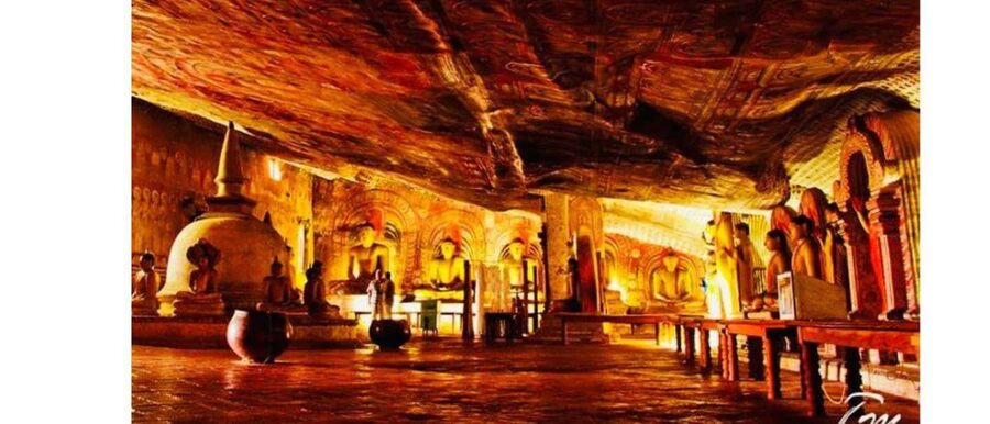 Kandy to Sigiriya Day Tours Tuk Tuk by Local - Dambulla Cave Temple and its painted shrines