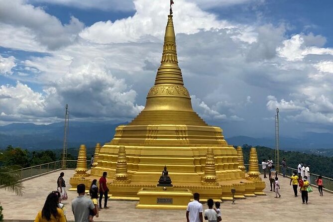 Kandy TukTuk tour with Local Tour Guide - International Buddhist Centre: a hilltop temple with wide views