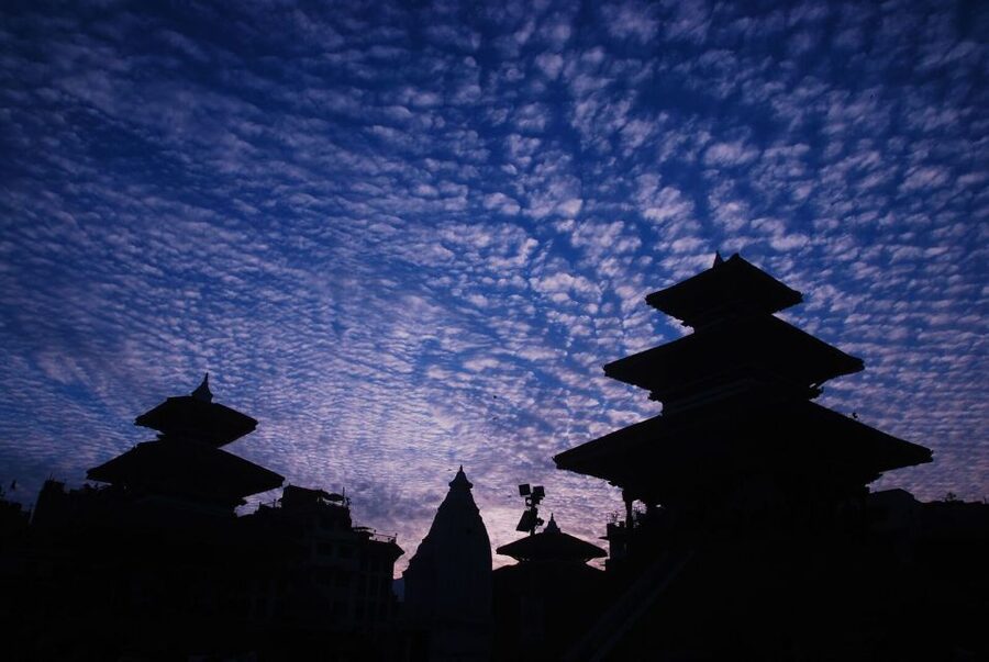 Kathmandu at Sunset: Explore the City on Rickshaw - Kathmandu Durbar Square after dark