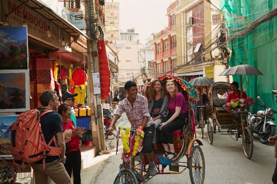 Kathmandu at Sunset: Explore the City on Rickshaw - Thamel, seen from the backstreets