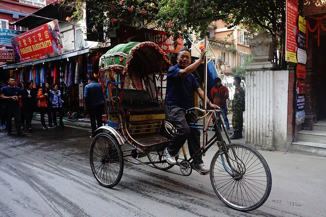 Kathmandu Rickshaw Tour Of Thamel And Durbar Square - Starting in Thamel, Kathmandu’s visitor quarter