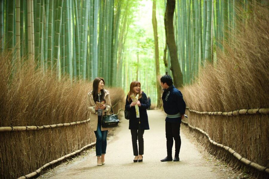 Kyoto: Arashiyama Customized Rickshaw Tour & Bamboo Forest - The guides make the ride