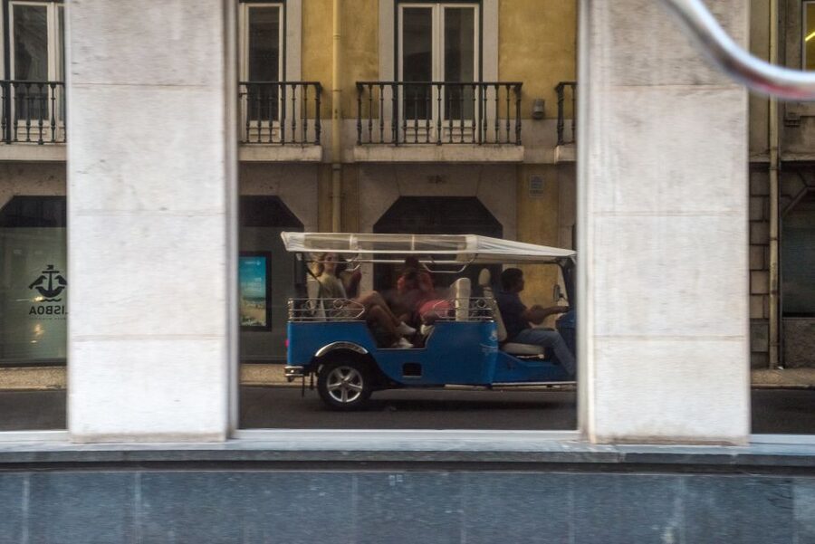 Lisbon by Tuk Tuk Guided Tour: City of Neighborhoods - Baixa, Rossio, and Praça do Comércio