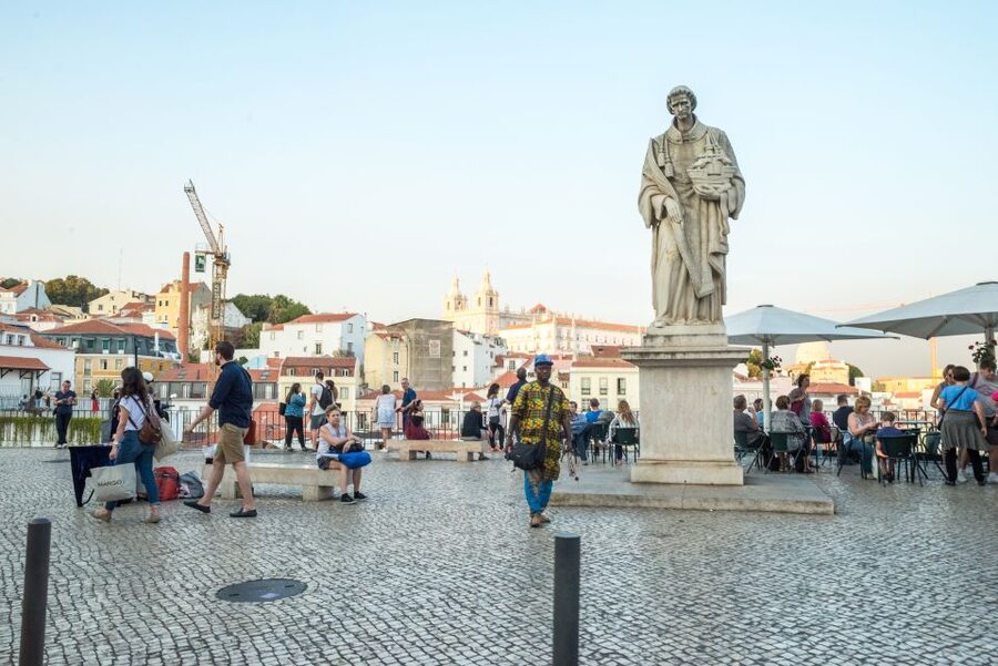 Lisbon by Tuk Tuk Guided Tour: City of Neighborhoods - Cathedral, castle walls, and the National Pantheon