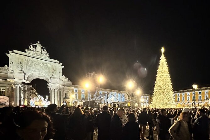 Lisbon: Christmas Lights by Tuk Tuk - Praça Luís de Camões: a second photo break