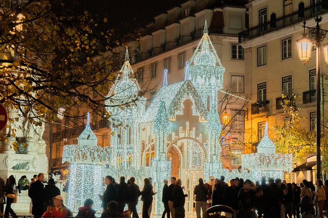 Lisbon Christmas Lights Tuk-Tuk Tour with Local Guide - Downtown streets turn into a moving light display
