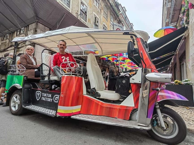 Lisbon: City Tuk-Tuk Guided Tour with Hotel Pickup - The ride through Lisbon’s old center
