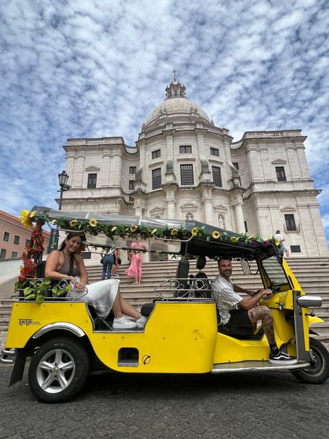Lisbon:Half-day Guided Tuk Tuk Tour OldTown CityCenter Belem - Crossing the city toward Belém