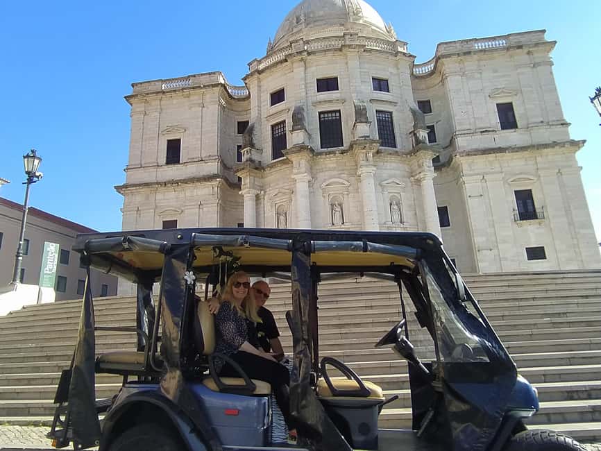 Lisbon Old Town sightseeing with tuk tuk - Pink Street brings the route back toward central Lisbon