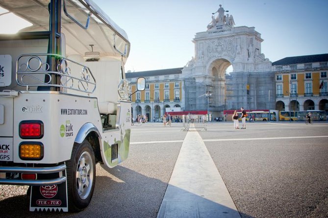 Lisbon Private 5-Hour Eco Tuk-Tuk Tour with Local Tastings - Moorish Quarter and Graça: tiles, food, and high views