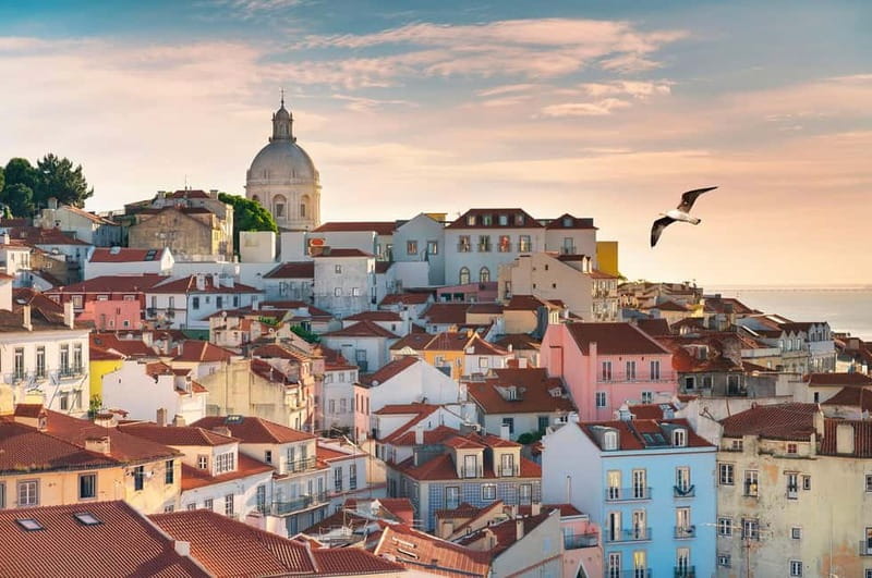 Lisbon: Private Old Town Tuk-Tuk Tour - Lisbon Cathedral and the first old-town views