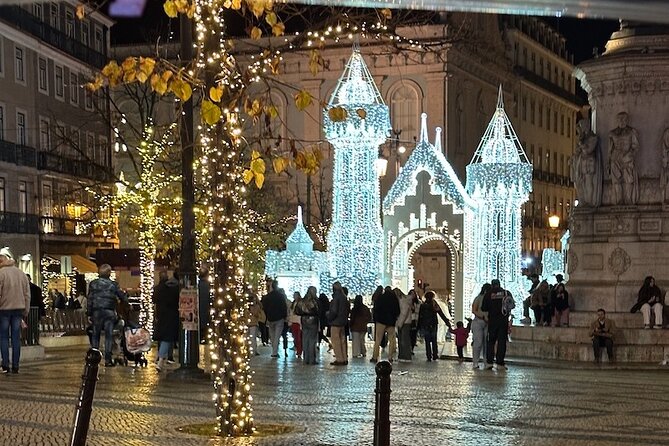 Lisbon Private Tour by Tuk Tuk (Christmas Lights) - Praça do Comércio and Lisbon’s tallest Christmas tree