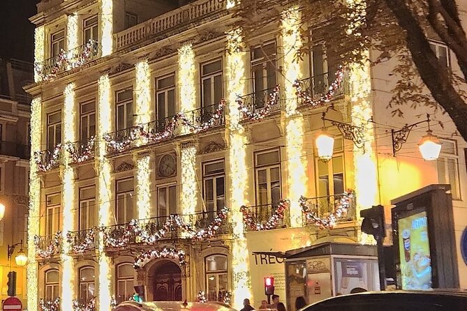 Lisbon Private Tour by Tuk Tuk (Christmas Lights) - Cais do Sodré and the riverfront after dark