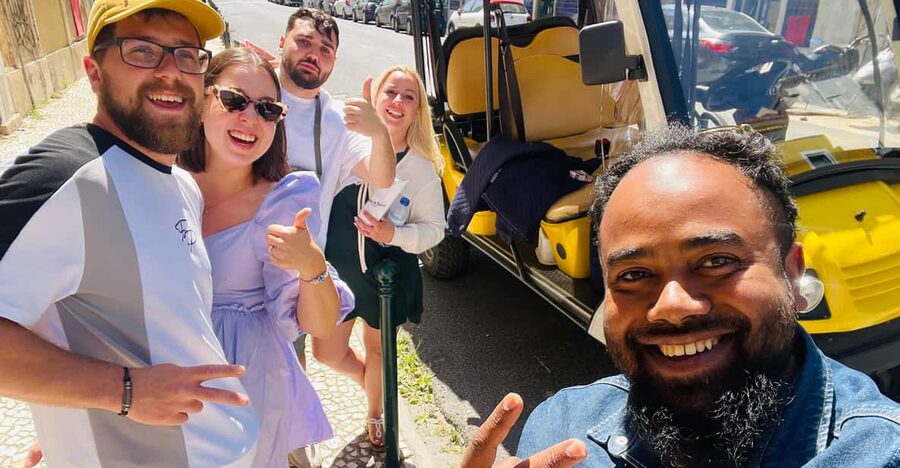 Lisbon: Tuk Tuk City Tour - Chiado and Bairro Alto show Lisbon’s city-center side