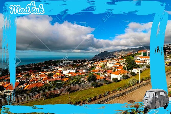 Madeira Nuns Valley Viewpoint Tuk Tuk Tour by MadTuk - Pico dos Barcelos: Funchal from above