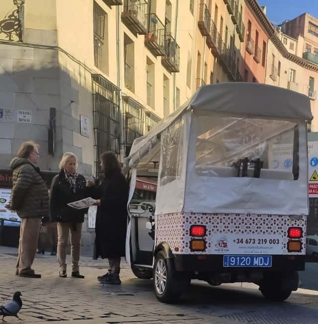 Madrid: City Tours - 6 seats private ecological tuk tuk - Why a tuk tuk works well in Madrid