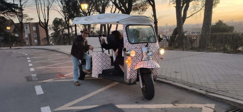 Madrid: City Tours - 6 seats private ecological tuk tuk - Royal Madrid and the old Habsburg streets