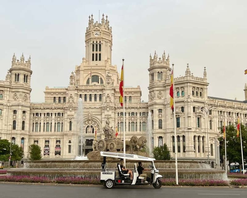 Madrid: Discover the City by Private Electric Tuk Tuk - Plaza Mayor, San Miguel, and the route toward Cibeles