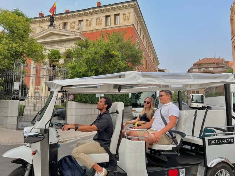 Madrid: Discover the City by Private Electric Tuk Tuk - The Royal Palace, Almudena Cathedral, and Madrid’s old center