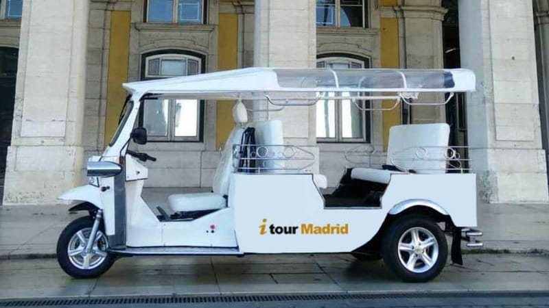 Madrid: Highlights City Tour by Electric Tuk Tuk - Canalejas, Congress, and the grand central avenues
