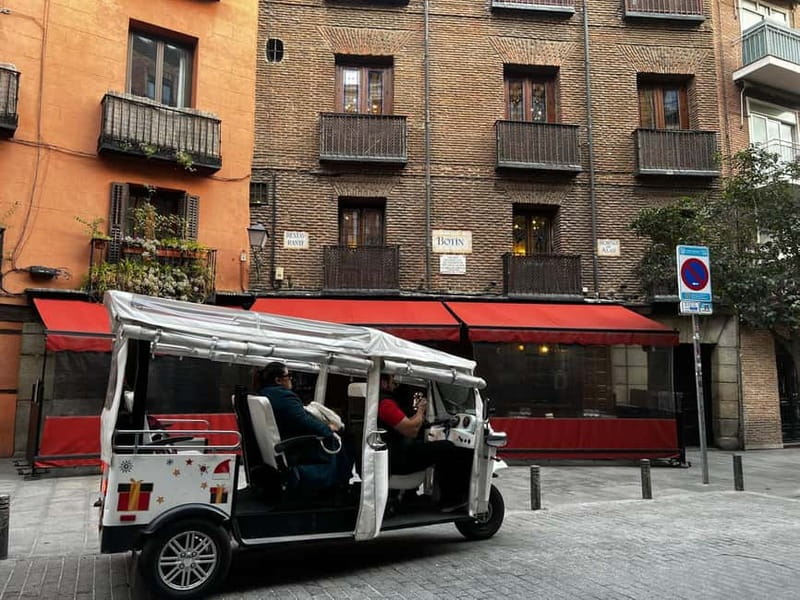 Madrid: Highlights City Tour by Electric Tuk Tuk - From San Miguel Market into old Madrid