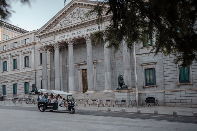 Madrid Historical Tour with Local Guide in Eco Tuk Tuk Private - The Prado, Jerónimos, and Madrid’s art quarter