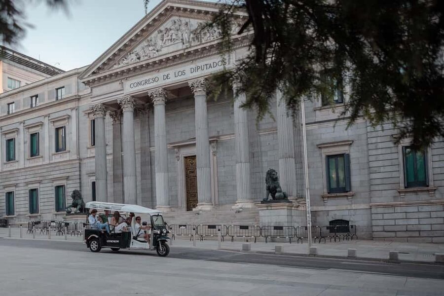 Madrid: Private City Tour by Eco Tuk Tuk - From San Miguel Market to Atocha